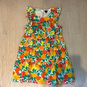 J. Crew Factory Colorful Floral Dress